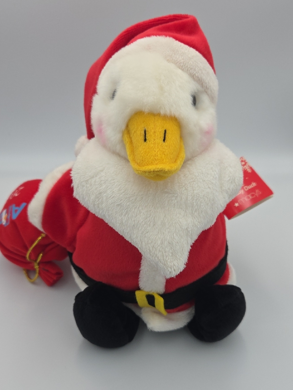 2006 Aflac Holiday Duck Plush Macy's Limited Edition Christmas Collectible 10"